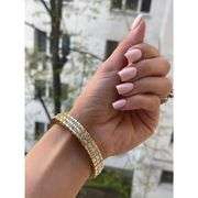 24K Golden Swarovski Crystal Expandable Wedding Bracelet