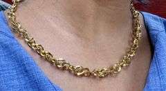 14K Yellow Gold Italian Link Chain