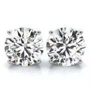 BRAND NEW 3.00 CARATS LAB GROWN DIAMOND STUDS. 14K WHITE GOLD