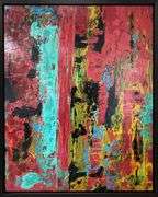 Vibrant Contemporary Original on Canvas by Oliver Neilson