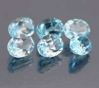Bright and glittering 11.05ct Swiss blue Topaz set