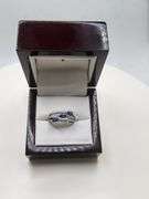 Very fine Tanzanite ring in silver , GGA certified