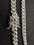 Sterling Silver Solid Miami Cuban Link Chain 6.3mm 925 Italy Box Lock Bracelet 9"