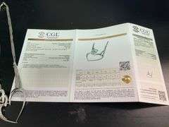 CERTIFIED 18K WHITE GOLD DIAMOND NECKLACE