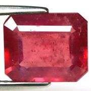 Glistening 5.24ct top cherry red Ruby