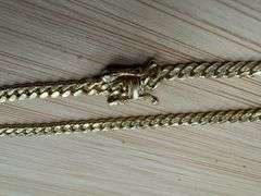 10k Yellow Gold Diamond Cut Miami Cuban Chain Unique 18" Necklace