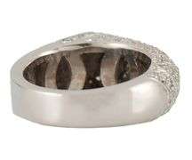 1.35ctw Round Diamond Horseshoe Style Dome Ring in 18K