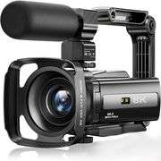 8K UHD Digital Camcorder Touch Screen WiFi and Night Vision