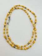 925 Sterling Silver Jay King DTR Silpada Yellow Opal Beads And Silver accent Necklace