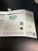 CERTIFIED LADIES 18K WHITE GOLD AND DIAMOND BAND. / RING