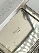 Sterling Silver Engraved Wadsworth Vanity Case Powder Compacts