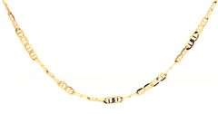 18kt Yellow gold Gucci style link chain necklace