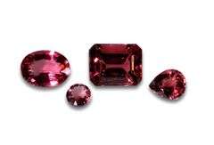 Colorful Natural Pink Tourmaline - Lot of 4