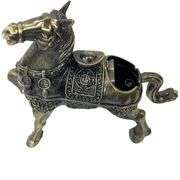 Metal Galloping Horse with Five Coin Charms