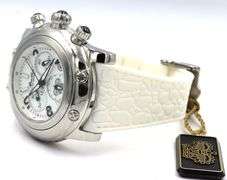 Glam Rock white dial stainless steel  watch