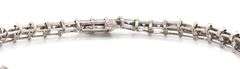 14kt White gold 1.30ctw Illusion set diamond tennis bracelet