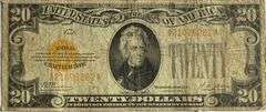 $20 1928 Gold Certificate.