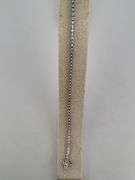 CERTIFIED 14K WHITE GOLD DIAMOND TENNIS BRACELET