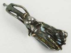 Large Ruth Bloch Sterling Silver Sculpture, Mother & Child