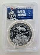 2020-P Tuvalu Iwo Jima 75th Anniversary, PCGS PR70DCAM FDOI