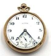 Nice Illinois Pocket Watch 21 Jewel Abe Lincoln Model