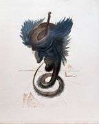 Rare Salvador Dali Original Engraving from The Divine Comedy, Inferno