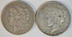 Better dates 1894-O Morgan & 1935-S Peace Silver Dollars