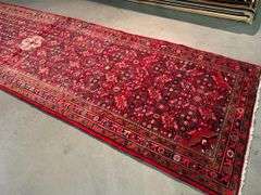 Stunning Persian Hamedan  Rug 4x14.2