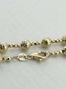 14KT Yellow Gold Faceted Shimmering Gold Beaded Necklace