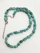 925 Sterling Silver Chunky Turquoise Nugget Necklace