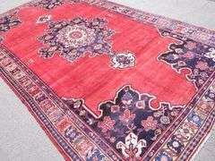 Semi Antique Open Field Persian Tabriz 11.9x6.6