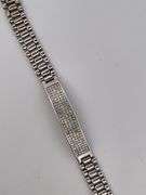 CERTIFIED 14K WHITE GOLD DIAMOND BRACELET