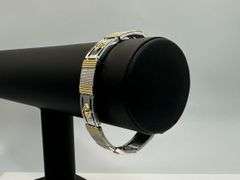 Sharp  Gold Plated Italian Link Bracelet