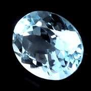 Brilliant 6.50ct oval cut sky blue Topaz