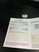 MEN'S CERTIFIED 14K WHITE GOLD AND DIAMOND RING 2.50 CARATS