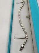 Very rare natural Mine Cut Diamond Bracelet in silver