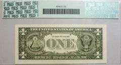 Superb $1 1985 San Francisco Fancy Radar Number 44544544 PCGS 65 PPQ!