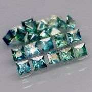 Exciting! 2.53ct set of blue green Australian Sapphires! Heated only!