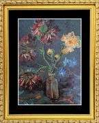 Vincent Van Gogh, Vase with Myosotis and Peonis