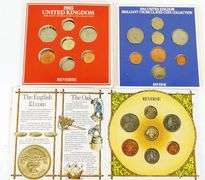 3 Sets United Kingdom Uncirculated Coins