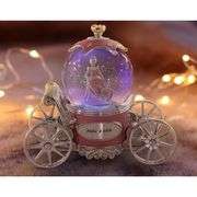 Cinderella LED Snow Globe Music Box