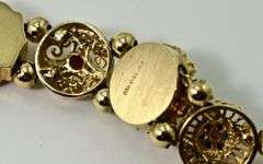 Fabulous Colorful 14K 8.5" Slide Bracelet