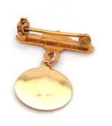 Sweet 14K YG Guardian Angel Pin