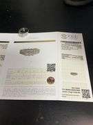 CERTIFIED LADIES 18K WHITE GOLD DIAMOND RING