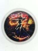 2024 Colorized Silver Eagle, "4th Of July" Glow In The Dark