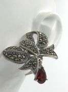 925 Sterling silver bow earrings