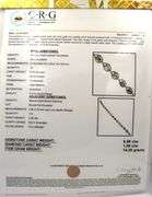 Darling 6.08CTW Oval Faceted Multi-Colored Tourmaline & Diamond Bracelet in 14K White Gold Over Ster