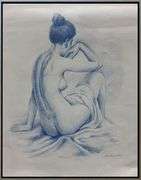 Seated Nude by Alberto Herrera Arana