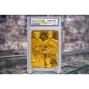 Babe Ruth and Lou Gehrig 23KT Gold Murderers’ Row Mint 10