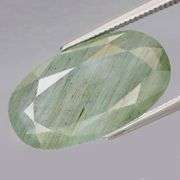 Stormy! 7.53ct sea green Brazilian Aquamarine!
